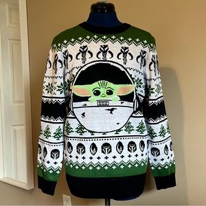 Baby Yoda Sweater, barely worn!